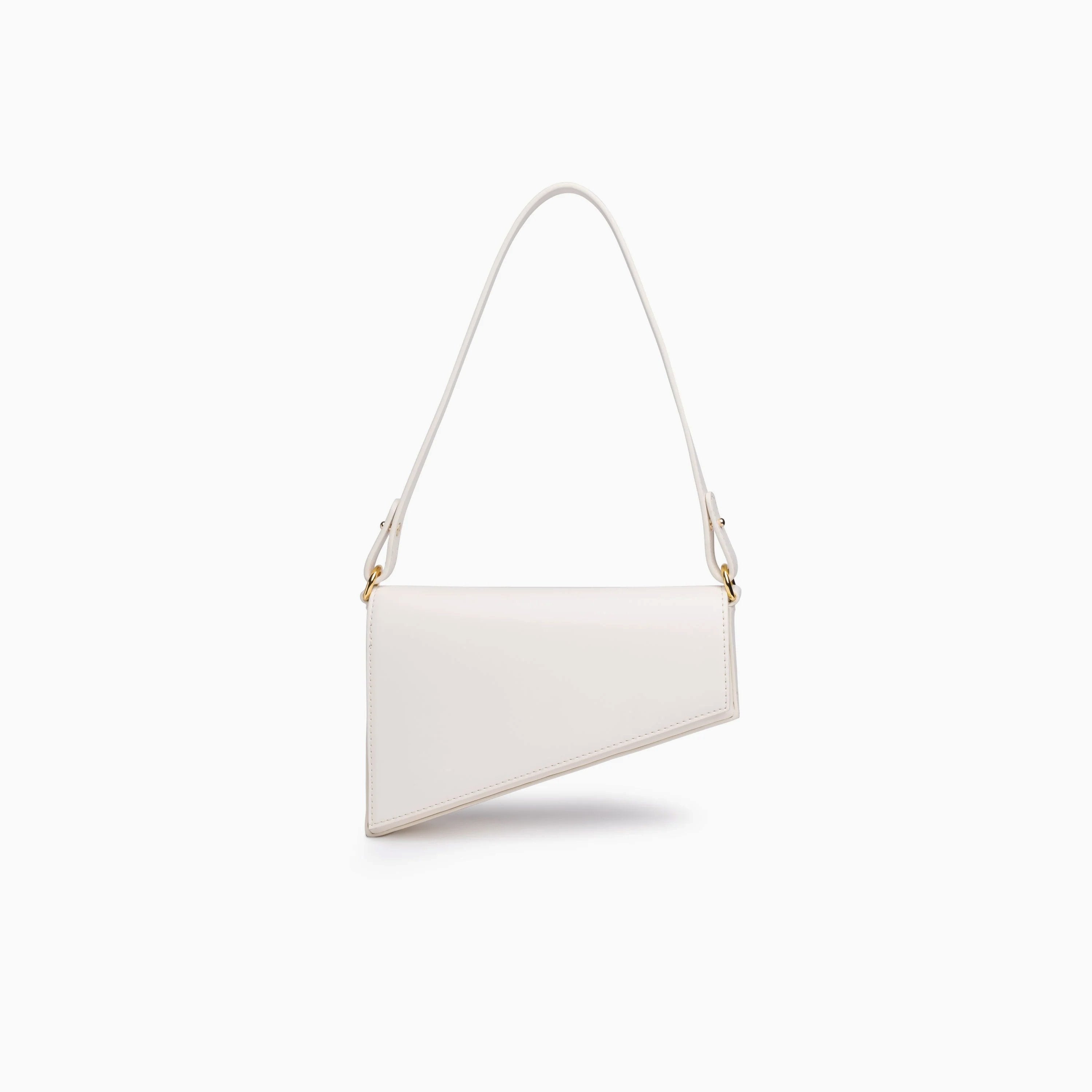 White hotsell strap bag